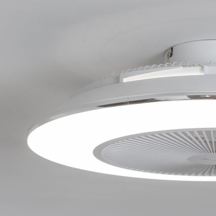 Brilagi - LED Stmievateľné svietidlo s ventilátorom AURA LED/38W/230V 3000-6000K biela + diaľkové ovládanie