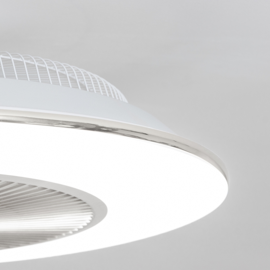 Brilagi - LED Stmievateľné svietidlo s ventilátorom AURA LED/38W/230V 3000-6000K strieborná + diaľkové ovládanie