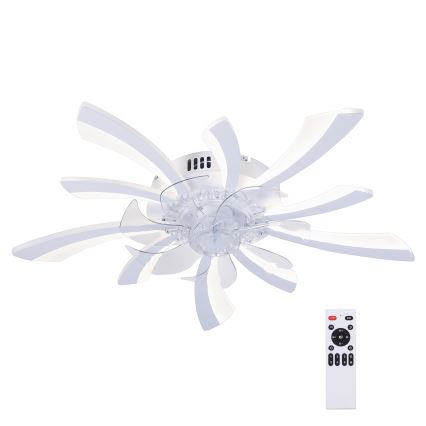 Brilagi - LED Stmievateľné stropné svietidlo s ventilátorom LED/50W/230V 3000-6500K biela + diaľkové ovládanie