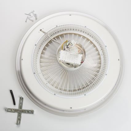 Brilagi - LED Stmievateľné svietidlo s ventilátorom RONDA LED/48W/230V 3000-6000K biela + diaľkové ovládanie