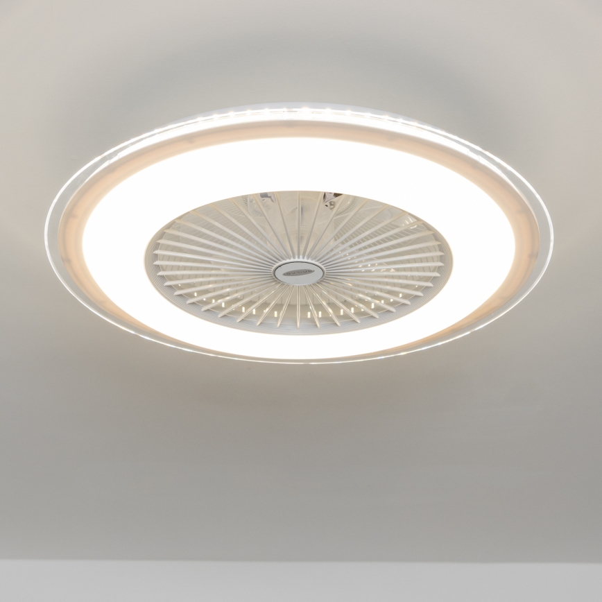 Brilagi - LED Stmievateľné svietidlo s ventilátorom RONDA LED/48W/230V 3000-6000K biela + diaľkové ovládanie