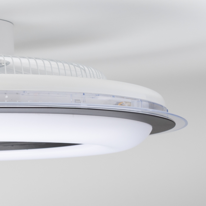Brilagi - LED Stmievateľné svietidlo s ventilátorom RONDA LED/48W/230V 3000-6000K čierna + diaľkové ovládanie