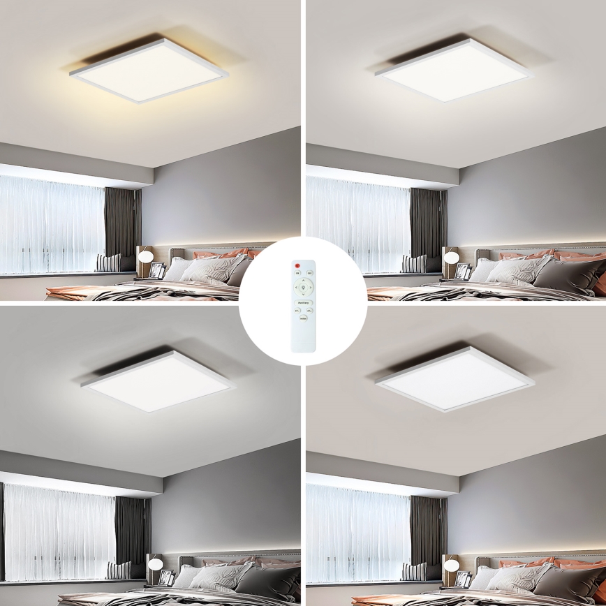 Brilagi - LED Stmievateľné stropné svietidlo SLIMFRAME LED/25W/230V 30x30 cm 3000-6000K biela + diaľkové ovládanie