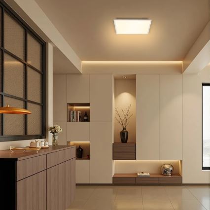Brilagi - LED Stmievateľné stropné svietidlo SLIMFRAME LED/25W/230V 30x30 cm 3000-6000K biela + diaľkové ovládanie