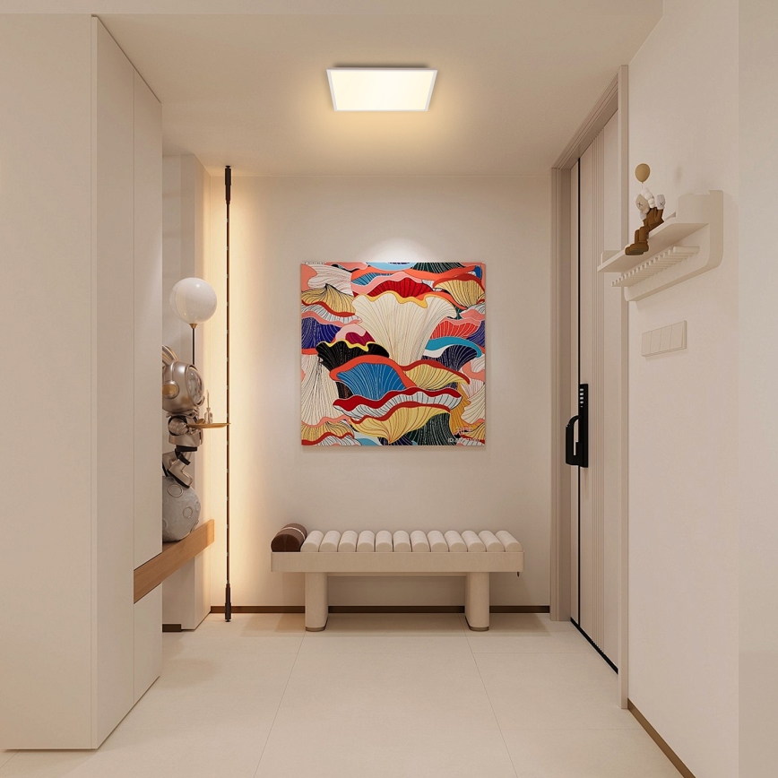 Brilagi - LED Stmievateľné stropné svietidlo SLIMFRAME LED/25W/230V 30x30 cm 3000-6000K biela + diaľkové ovládanie