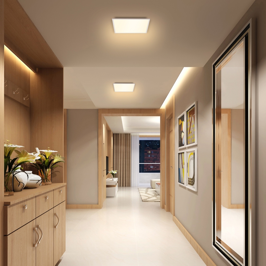 Brilagi - LED Stmievateľné stropné svietidlo SLIMFRAME LED/25W/230V 30x30 cm 3000-6000K biela + diaľkové ovládanie