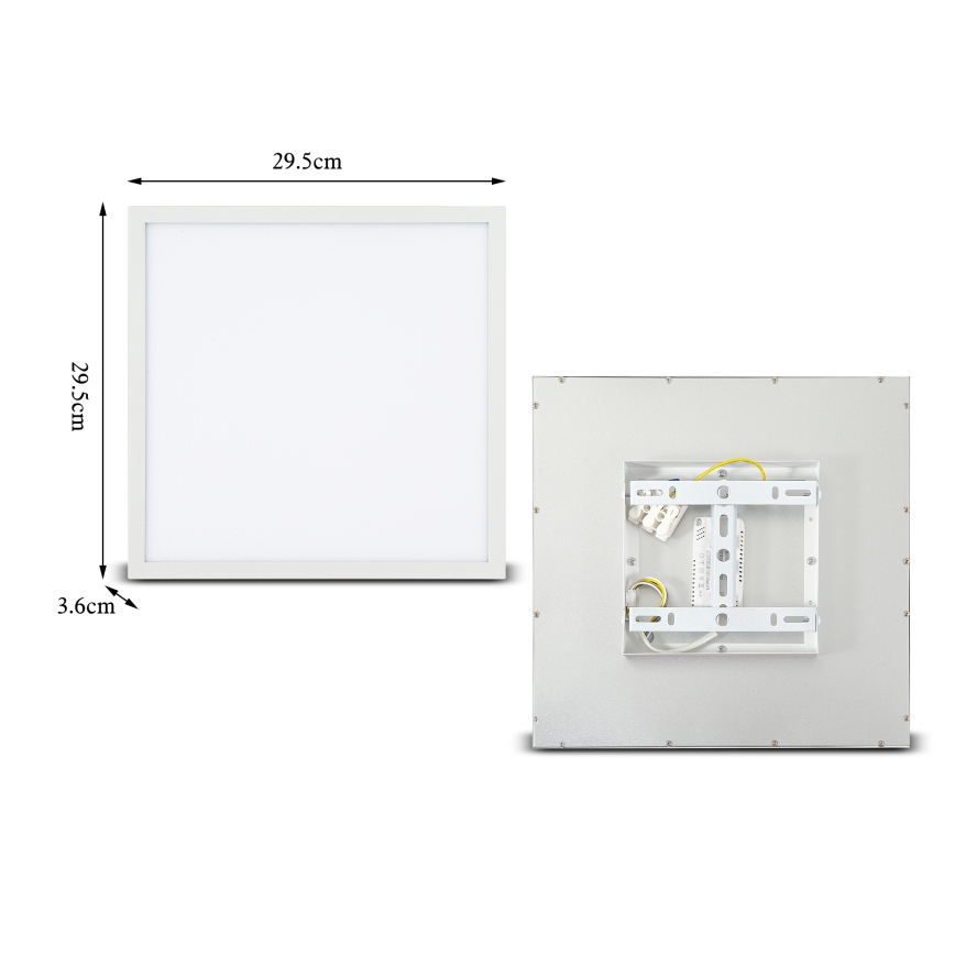 Brilagi - LED Stmievateľné stropné svietidlo SLIMFRAME LED/25W/230V 30x30 cm 3000-6000K biela + diaľkové ovládanie