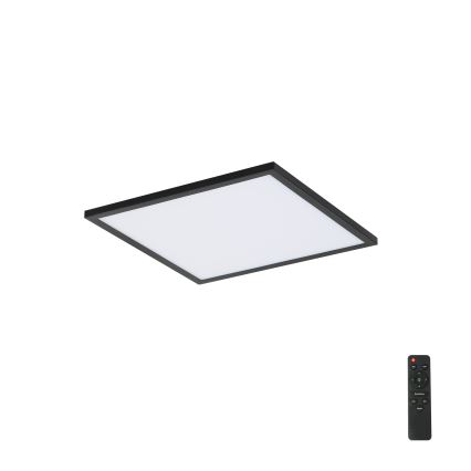 Brilagi - LED Stmievateľné stropné svietidlo SLIMFRAME LED/25W/230V 30x30 cm 3000-6000K čierna + diaľkové ovládanie