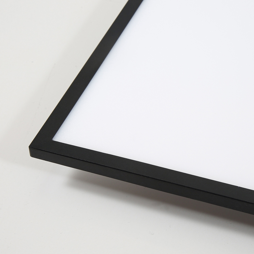 Brilagi - LED stmievateľné stropné svietidlo SLIMFRAME LED/36W/230V 45x45 cm 3000-6000K čierne + diaľkové ovládanie