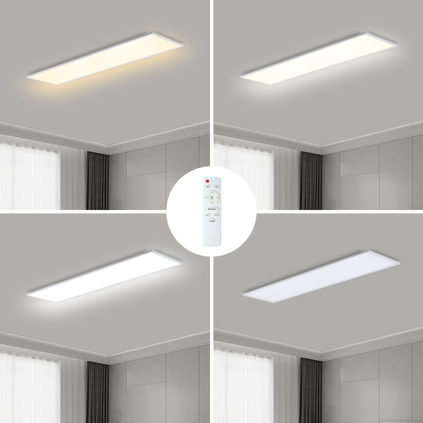 Brilagi - LED Stmievateľné stropné svietidlo SLIMFRAME LED/58W/230V 120x30 cm 3000-6000K biela + diaľkové ovládanie