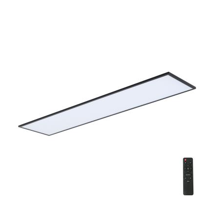 Brilagi - LED Stmievateľné stropné svietidlo SLIMFRAME LED/58W/230V 120x30 cm 3000-6000K čierna + diaľkové ovládanie
