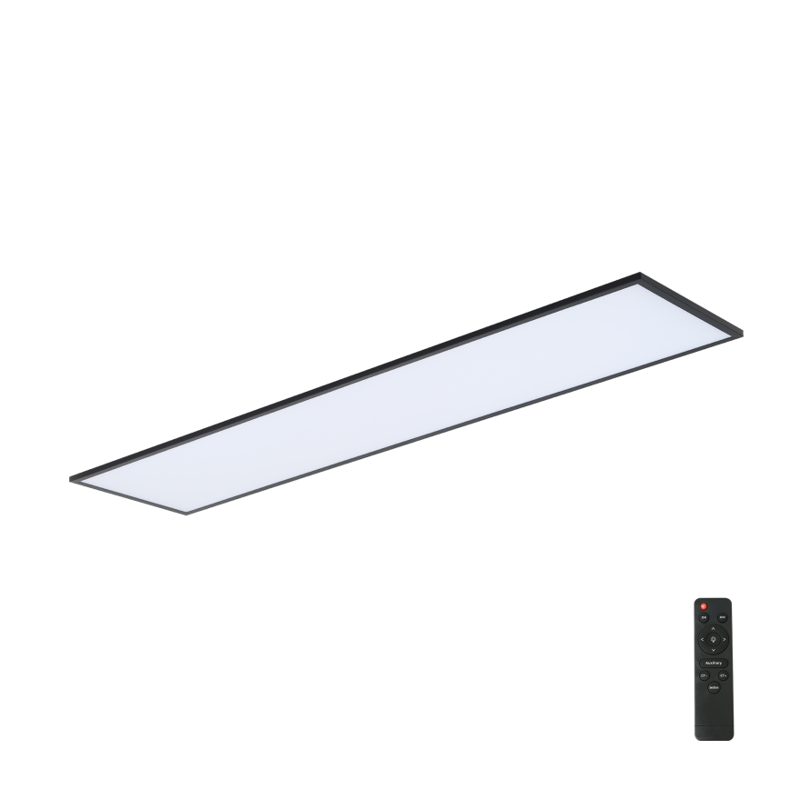 Brilagi - LED Stmievateľné stropné svietidlo SLIMFRAME LED/58W/230V 120x30 cm 3000-6000K čierna + diaľkové ovládanie