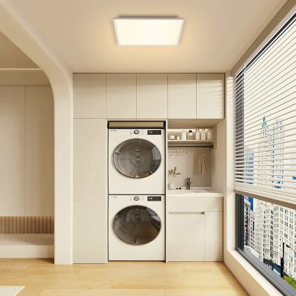 Brilagi - LED Stmievateľné stropné svietidlo SLIMFRAME LED/58W/230V 60x60 cm 3000-6000K biela + diaľkové ovládanie