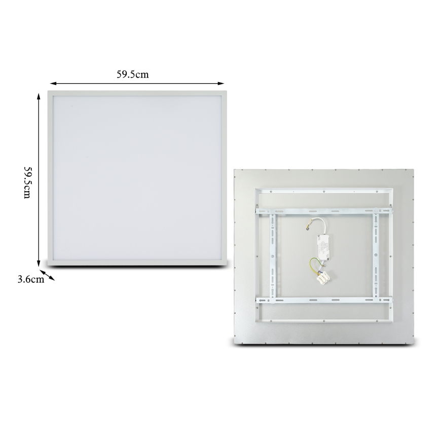 Brilagi - LED Stmievateľné stropné svietidlo SLIMFRAME LED/58W/230V 60x60 cm 3000-6000K biela + diaľkové ovládanie