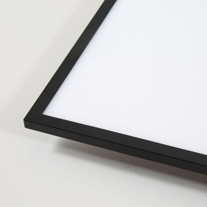 Brilagi - LED stmievateľné stropné svietidlo SLIMFRAME LED/58W/230V 60x60 cm 3000-6000K čierna + diaľkové ovládanie