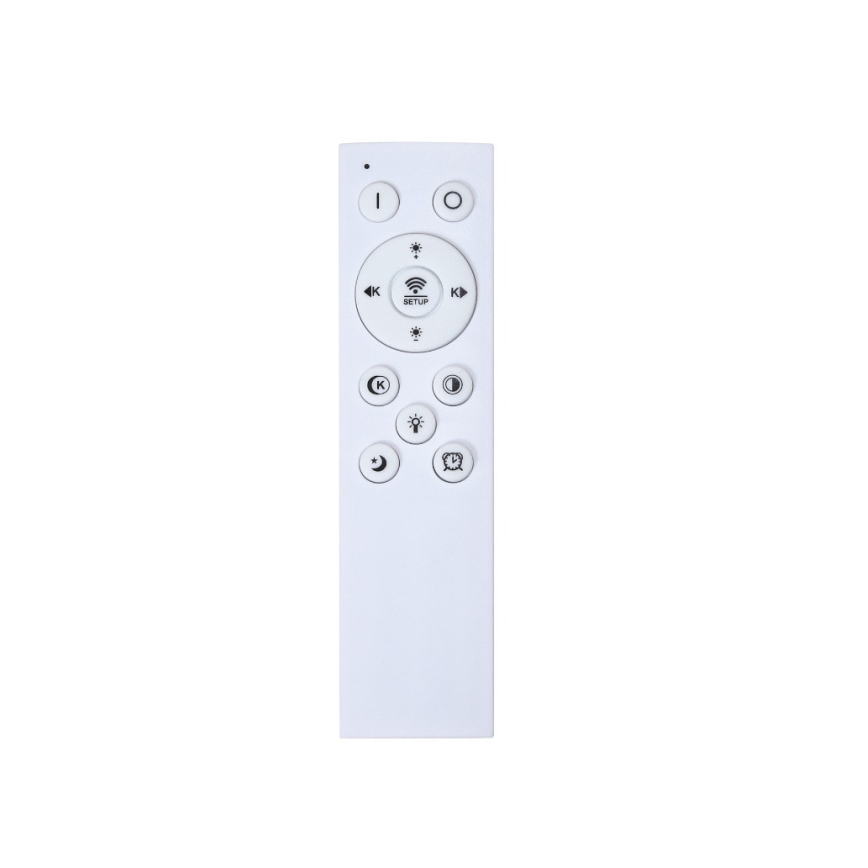 Brilagi - LED stmievateľné stropné svietidlo SLIMFRAME WOOD LED/58W/230V 124x33,7 cm 3000-6000K hnedé + diaľkové ovládanie
