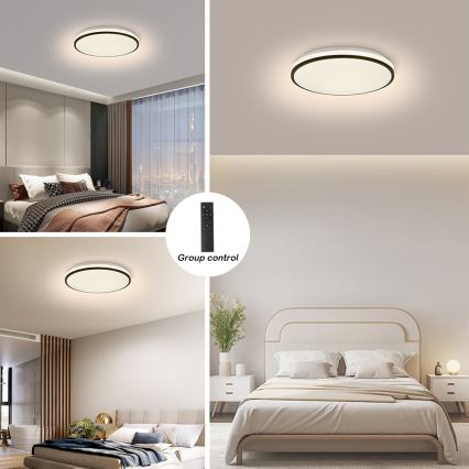 Brilagi - LED Stmievateľné stropné svietidlo SMART LED/28W/230V 3000-6000K pr. 35 cm Wi-Fi Tuya + diaľkové ovládanie
