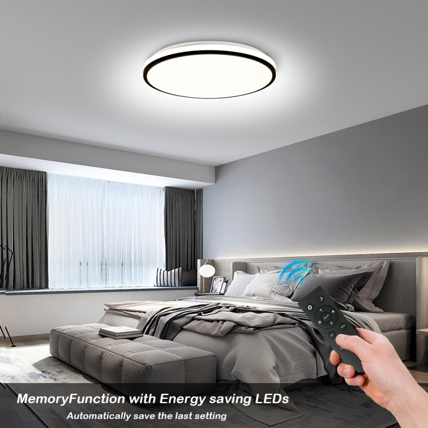 Brilagi - LED Stmievateľné stropné svietidlo SMART LED/28W/230V 3000-6000K pr. 35 cm Wi-Fi Tuya + diaľkové ovládanie