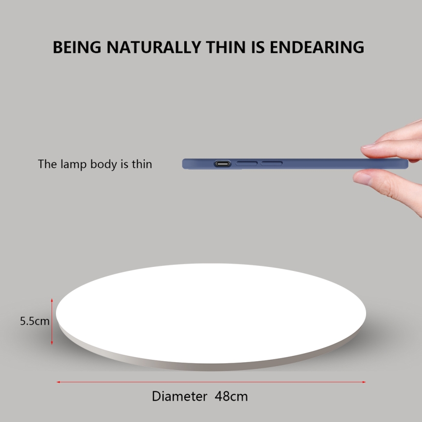 Brilagi - SMART STARS LED stmievateľné svietidlo, 36W/230V, priemer 48 cm, 2700–6500K, Wi‑Fi Tuya + diaľkové ovládanie