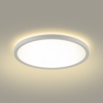 Brilagi - LED Stmievateľné svietidlo so senzorom pohybu a súmraku ULTRA SLIM LED/18W/230V pr. 30 cm + diaľkové ovládanie