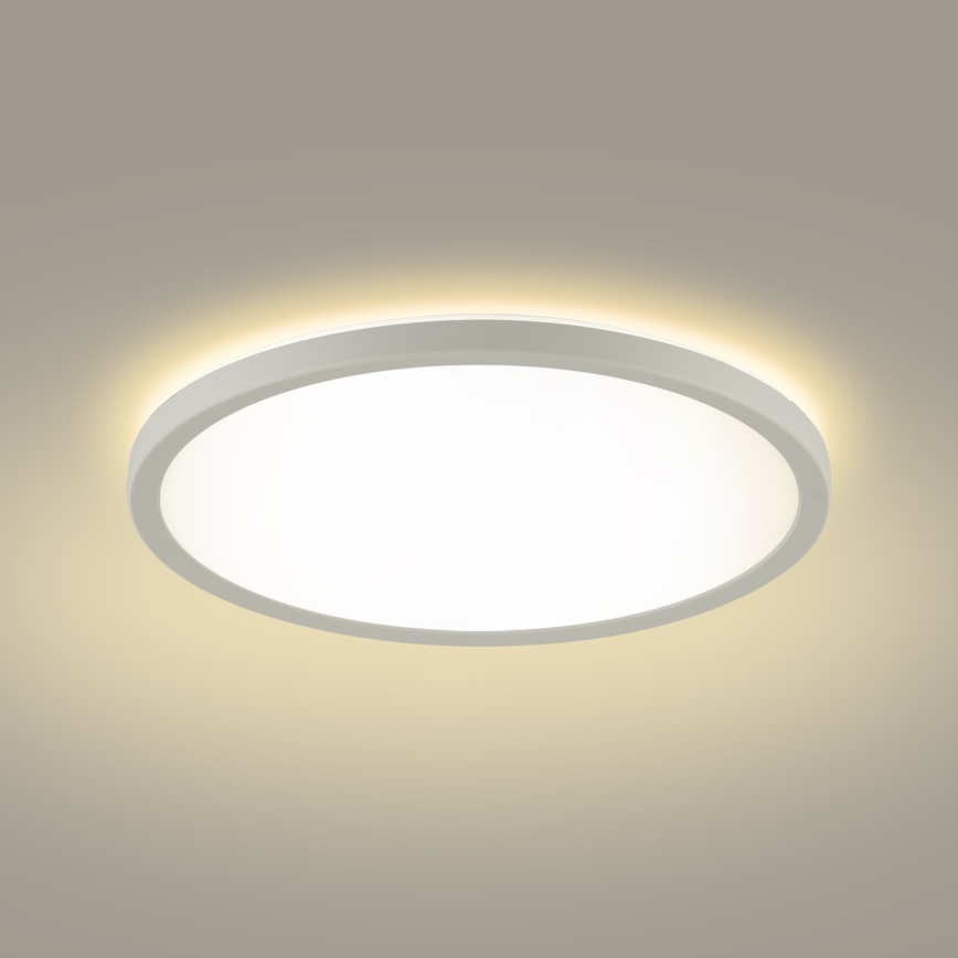 Brilagi - LED Stmievateľné svietidlo so senzorom pohybu a súmraku ULTRA SLIM LED/18W/230V pr. 30 cm + diaľkové ovládanie
