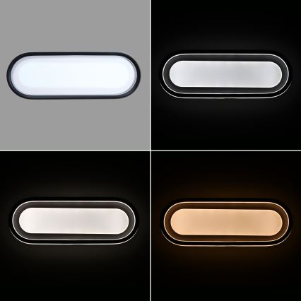 Brilagi - LED stmievateľné stropné svietidlo TRIVARO LED/85W/230V 3000-6000K 20x60 cm + diaľkové ovládanie