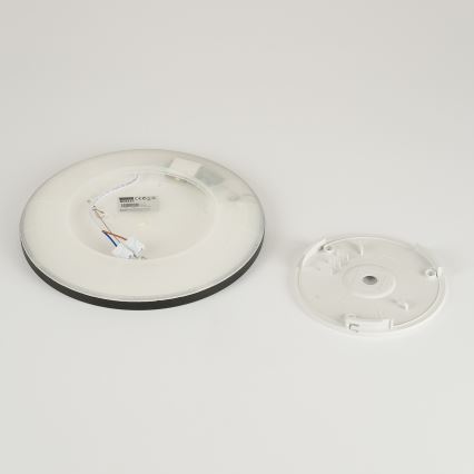 Brilagi - LED Stmievaťelné stropné svietidlo ULTRA SLIM LED/18W/230V 2700-6500K pr. 30 cm čierna + diaľkové ovládanie