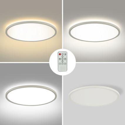 Brilagi - LED Stmievateľné stropné svietidlo ULTRA SLIM LED/24W/230V 2700-6500K pr. 42 cm biela + diaľkové ovládanie