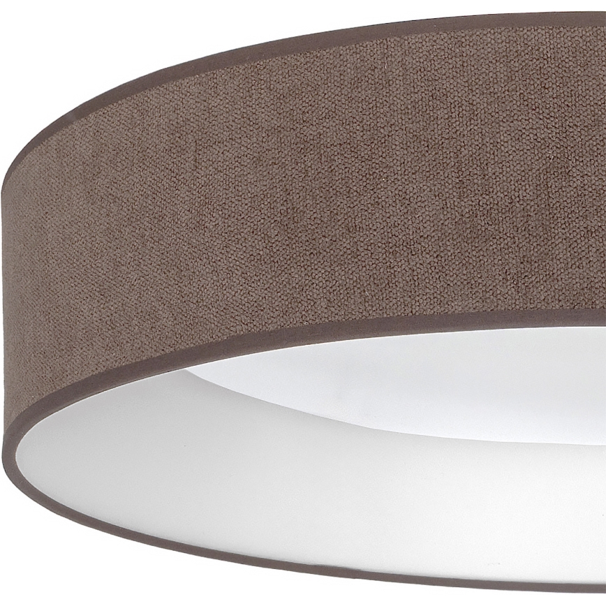 Brilagi - LED Stmievateľné stropné svietidlo VELVET SMARTIX STARS LED/24W/230V 3000-6000K pr. 45 cm hnedá Wi-Fi Tuya Beacon + diaľkové ovládanie