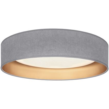BRILAGI - LED stmievateľné stropné svietidlo VELVET SMARTIX STARS LED/24W/230V 3000-6000K pr. 45 cm sivá/zlatá Wi-Fi Tuya Beacon + diaľkové ovládanie