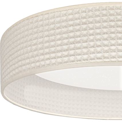 Brilagi - LED stmievané stropné svietidlo VELVET SMARTIX STARS LED/24W/230V 3000-6000K priemer 45 cm krémové Wi-Fi Tuya Beacon + diaľkové ovládanie