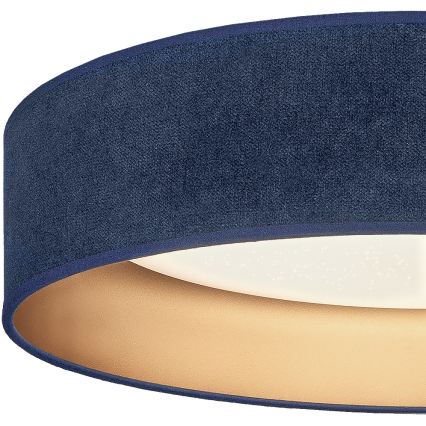 Brilagi - LED stmievateľné stropné svietidlo VELVET SMARTIX STARS LED/24W/230V 3000-6000K priemer 45 cm modrá/zlatá Wi-Fi Tuya Beacon + diaľkové ovládanie