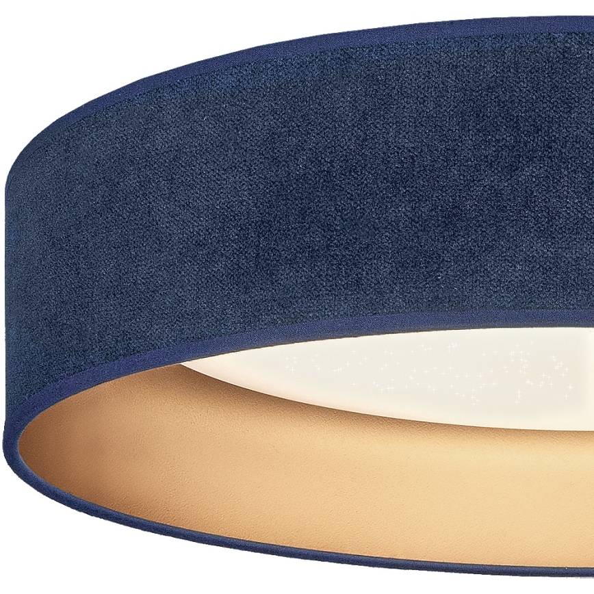 Brilagi - LED stmievateľné stropné svietidlo VELVET SMARTIX STARS LED/24W/230V 3000-6000K priemer 45 cm modrá/zlatá Wi-Fi Tuya Beacon + diaľkové ovládanie