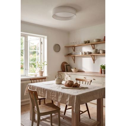 Brilagi - LED stmievateľné stropné svietidlo VELVET SMARTIX STARS LED/36W/230V 3000-6000K priemer 55 cm biela Wi-Fi Tuya Beacon + diaľkové ovládanie