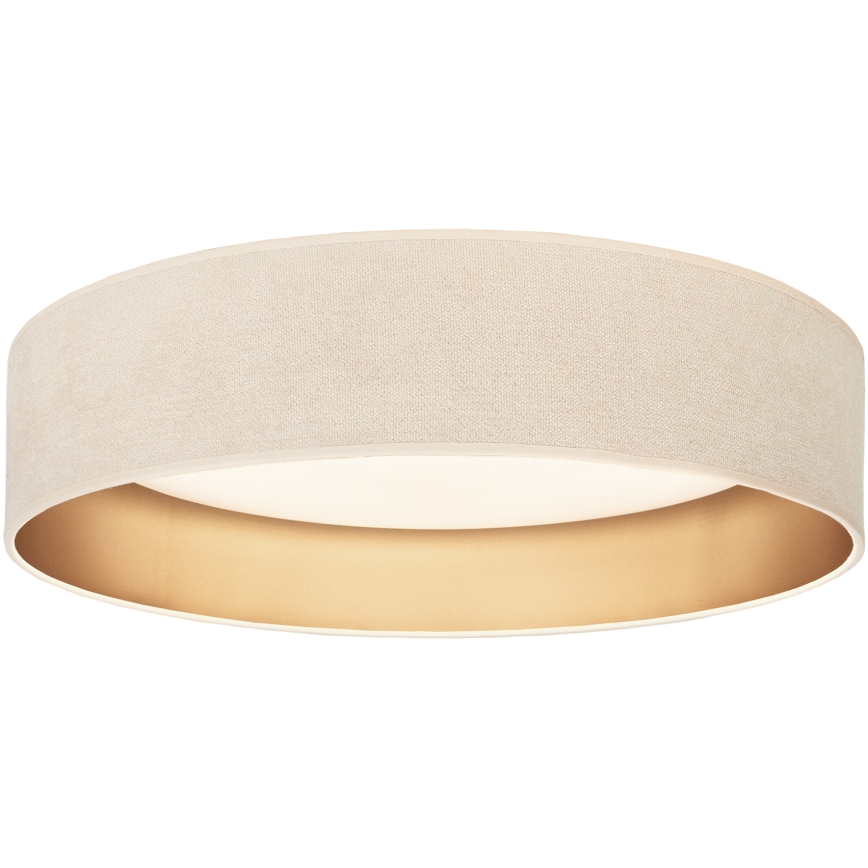 Brilagi - Stmievateľné LED stropné svietidlo VELVET SMARTIX LED/24W/230V 3000-6000K pr. 45 cm krémová/zlatá Wi-Fi Tuya Beacon + diaľkové ovládanie