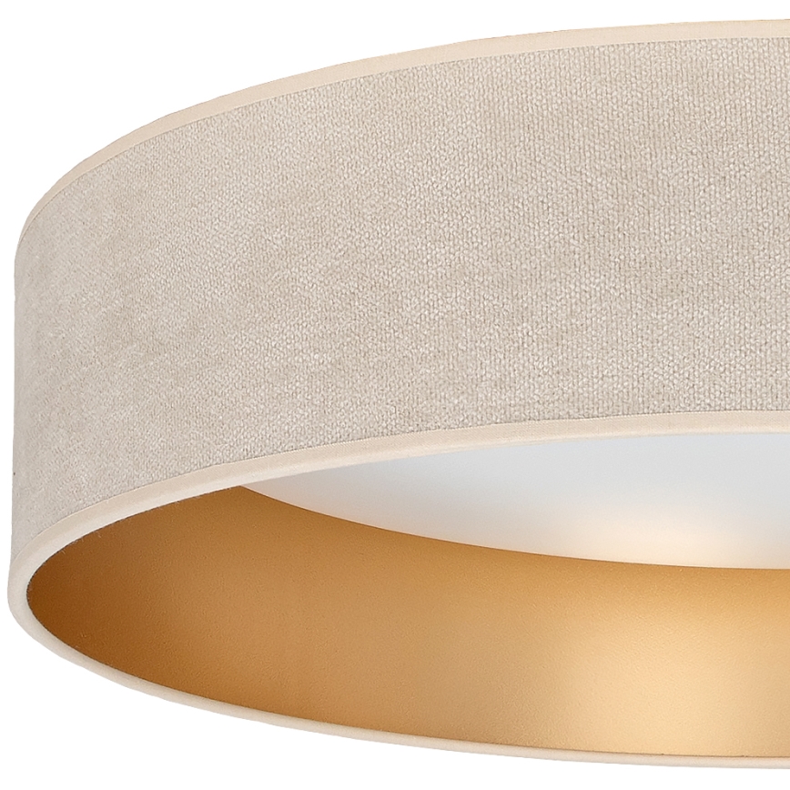 Brilagi - Stmievateľné LED stropné svietidlo VELVET SMARTIX LED/24W/230V 3000-6000K pr. 45 cm krémová/zlatá Wi-Fi Tuya Beacon + diaľkové ovládanie