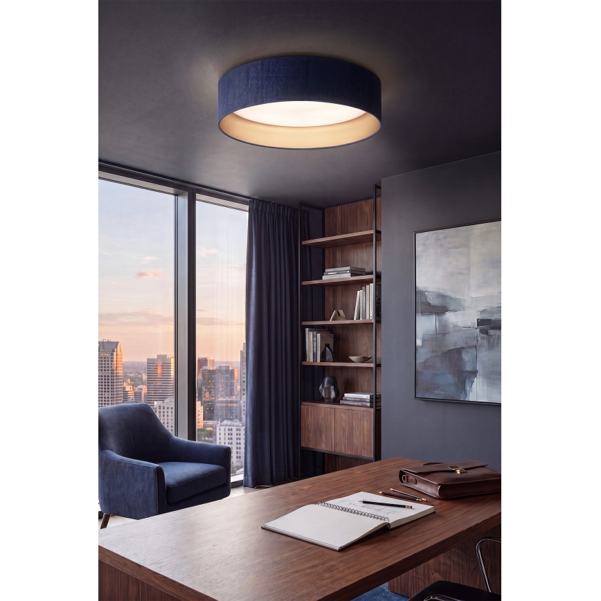 BRILAGI - LED stmievateľné stropné svietidlo VELVET SMARTIX LED/24W/230V 3000–6000K priemer 45 cm modrá/zlatá Wi-Fi Tuya Beacon + diaľkové ovládanie