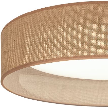 Brilagi - LED stmievateľné stropné svietidlo VELVET SMARTIX LED/36W/230V 3000-6000K pr. 55 cm béžová Wi-Fi Tuya Beacon + diaľkové ovládanie
