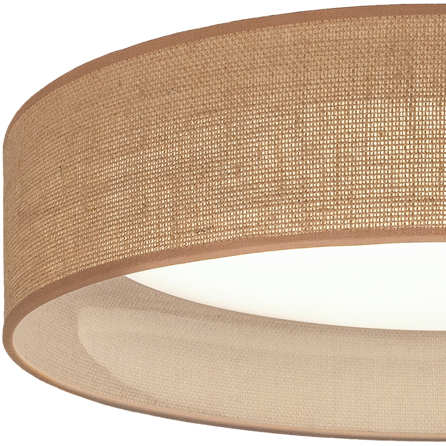 Brilagi - LED stmievateľné stropné svietidlo VELVET SMARTIX LED/36W/230V 3000-6000K pr. 55 cm béžová Wi-Fi Tuya Beacon + diaľkové ovládanie