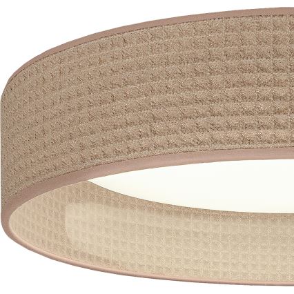 BRILAGI - LED stmievateľné stropné svietidlo VELVET SMARTIX LED/36W/230V 3000-6000K pr. 55 cm béžová Wi-Fi Tuya Beacon + diaľkové ovládanie