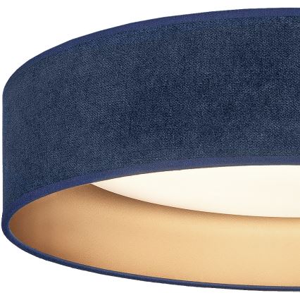BRILAGI - LED stmievateľné stropné svietidlo VELVET SMARTIX LED/36W/230V 3000-6000K priemer 55 cm modrá/zlatá Wi-Fi Tuya Beacon + diaľkové ovládanie