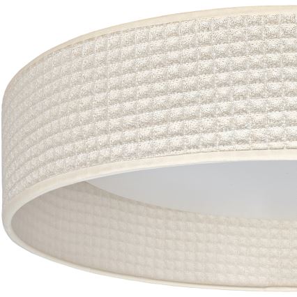 BRILAGI - LED stmievateľné stropné svietidlo VELVET SMARTIX LED/36W/230V 3000-6000K priemer 55 cm krémová Wi-Fi Tuya Beacon + diaľkové ovládanie