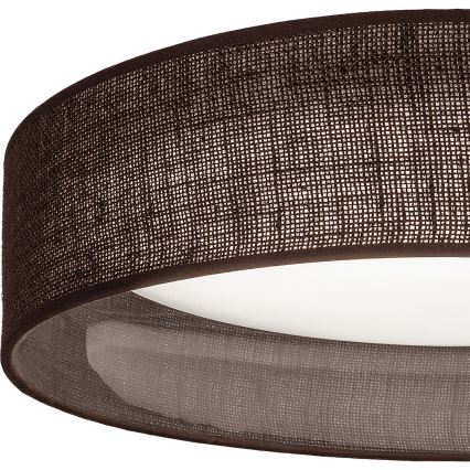 Brilagi - LED Stmievateľné stropné svietidlo VELVET SMART VARI LED/24W/230V 3000-6500K pr. 45 cm hnedé + diaľkové ovládanie