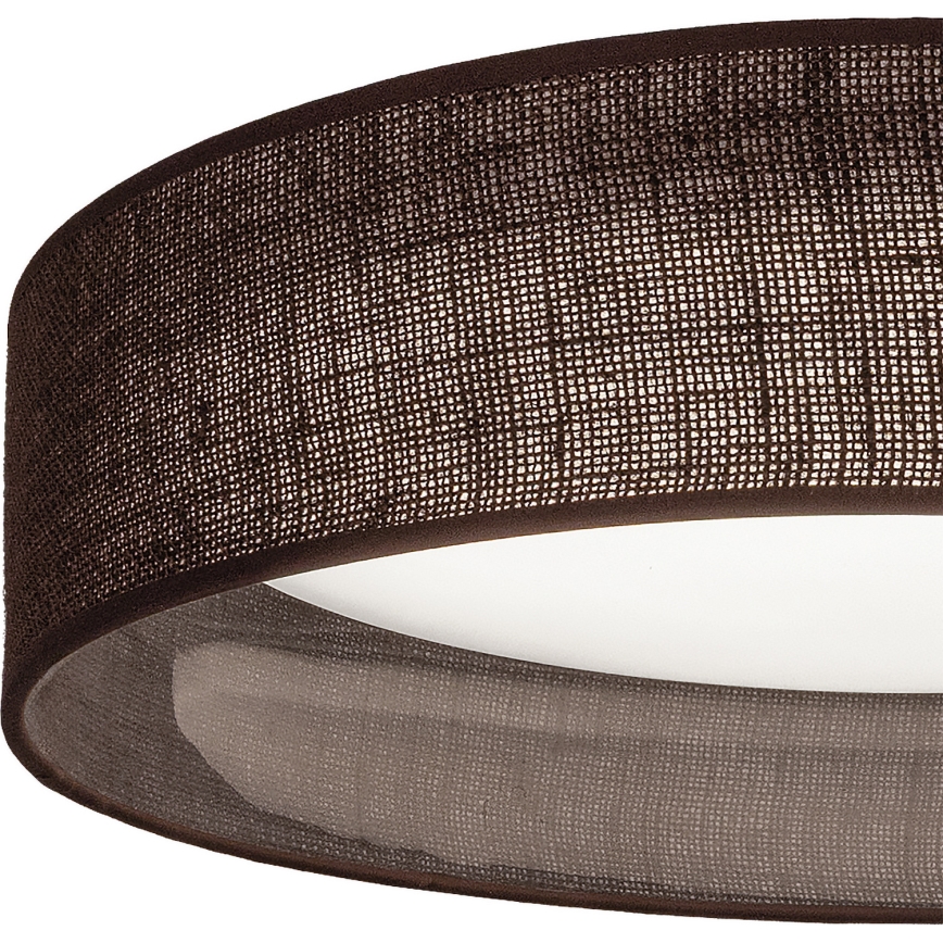 Brilagi - LED Stmievateľné stropné svietidlo VELVET SMART VARI LED/24W/230V 3000-6500K pr. 45 cm hnedé + diaľkové ovládanie