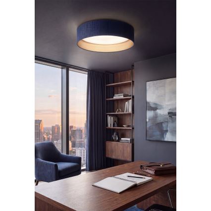 BRILAGI - LED stmievateľné stropné svietidlo VELVET SMART VARI LED/24W/230V 3000-6500K pr. 45 cm modrá/zlatá + diaľkové ovládanie