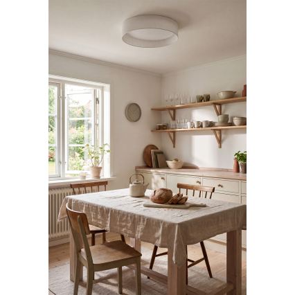 Brilagi - LED Stmievateľné stropné svietidlo VELVET SMART VARI LED/24W/230V 3000-6500K pr. 45 cm biela + diaľkové ovládanie
