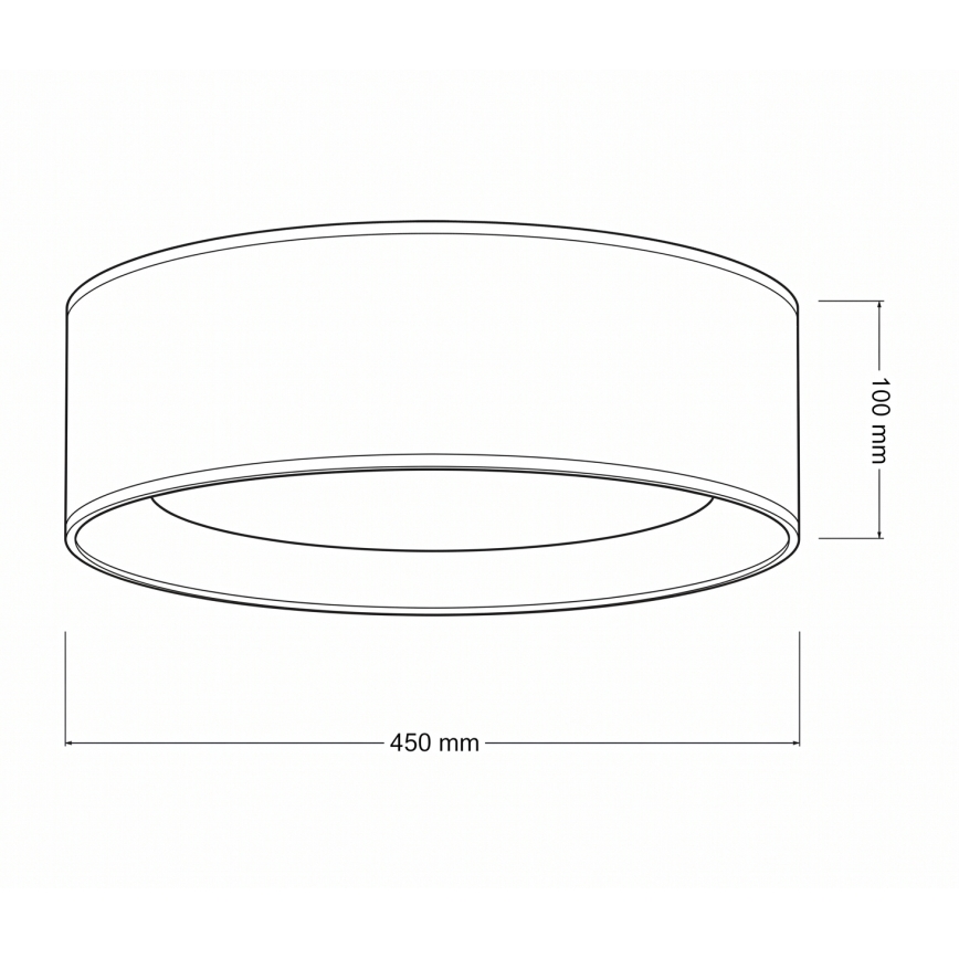Brilagi - LED stmievateľné stropné svietidlo VELVET SMART VARI LED/24W/230V 3000-6500K priemer 45 cm bordová/zlatá + diaľkové ovládanie