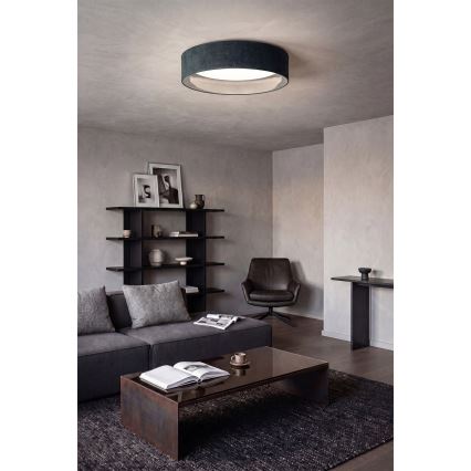 Brilagi - LED stmievateľné stropné svietidlo VELVET SMART VARI LED/24W/230V 3000-6500K priemer 45 cm zelené + diaľkové ovládanie