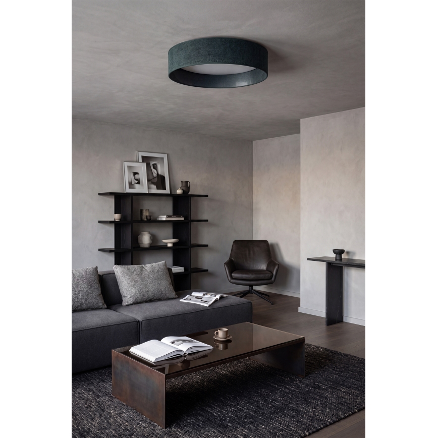 Brilagi - LED stmievateľné stropné svietidlo VELVET SMART VARI LED/24W/230V 3000-6500K priemer 45 cm zelené + diaľkové ovládanie