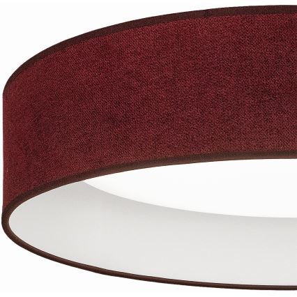 Brilagi - LED stmievateľné stropné svietidlo VELVET SMART VARI LED/24W/230V 3000-6500K pr. 45 cm vínová + diaľkové ovládanie